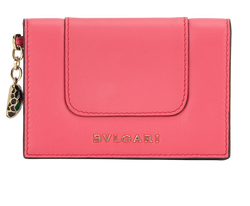 Bulgari Serpenti Wallet, Leather, Pink/Purple, 8276, B, 3*